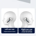 ME-100 TWS Business Rotating Universal True Stereo 5.0 Version Hanging Ear In-Ear Bluetooth Headset - Image 12