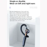 ME-100 TWS Business Rotating Universal True Stereo 5.0 Version Hanging Ear In-Ear Bluetooth Headset - Image 13