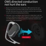 D Monster D13 Noise Reduction Air Conduction Wireless Bluetooth Sports Earphone, D13 (Black), D13 (White) - Image 2