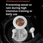 D Monster D08 IPX4 ANC+ENC Noise Reduction Wireless Bluetooth 5.2 Earphone, D08 - Image 8