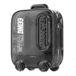 D Monster D03 Suitcase Shape IPX4 TWS Wireless Bluetooth 5.0 Earphone, D03 (Silver), D03 (Transparent)