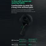 D Monster D02 IPX4 EDC Wireless Bluetooth 5.3 Earphone, D02 - Image 6