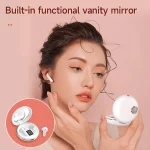 HXSJ Air-S28 TWS Bluetooth 5.3 True Wireless HiFi Stereo Make-up Mirror Earphones with Charging Case - Image 3