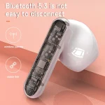 HXSJ Air-S28 TWS Bluetooth 5.3 True Wireless HiFi Stereo Make-up Mirror Earphones with Charging Case - Image 5