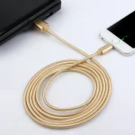 2m Woven Style Metal Head 84 Cores 8 Pin to USB 2.0 Data / Charger Cable - Image 6