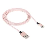1m Woven Style Metal Head 58 Cores 8 Pin to USB 2.0 Data / Charger Cable - Image 3
