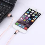 1m Woven Style Metal Head 58 Cores 8 Pin to USB 2.0 Data / Charger Cable - Image 8