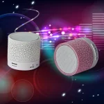 A9 Mini Portable Glare Crack Bluetooth Stereo Speaker with LED Light, Built-in MIC, Support Hands-free Calls & TF Card - Image 9