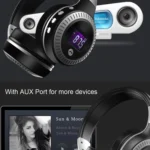 Zealot B19 Folding Headband Bluetooth Stereo Music Headset with Display for iPhone, Galaxy, Huawei, Xiaomi, LG, HTC and Other Smart Phones - Image 13