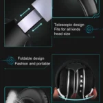 Zealot B19 Folding Headband Bluetooth Stereo Music Headset with Display for iPhone, Galaxy, Huawei, Xiaomi, LG, HTC and Other Smart Phones - Image 14