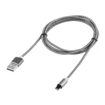 360 Degree Rotation 8 Pin to USB 2.0 Weave Style Magnetic Charging Cable with LED Indicator, Cable Length: 1m - Image 5