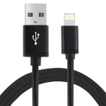 1m 3A 8 Pin to USB Data Sync Charging Cable for iPhone, iPad, Diameter: 4 cm