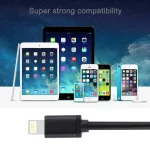 1m 3A 8 Pin to USB Data Sync Charging Cable for iPhone, iPad, Diameter: 4 cm - Image 6