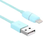 1m Circular Bobbin Gift Box Style 8 Pin to USB Data Sync Cable with Indicator for iPhone, iPad - Image 5
