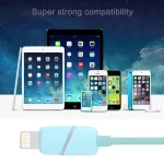 1m Circular Bobbin Gift Box Style 8 Pin to USB Data Sync Cable with Indicator for iPhone, iPad - Image 8