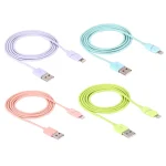 1m Circular Bobbin Gift Box Style 8 Pin to USB Data Sync Cable with Indicator for iPhone, iPad - Image 2