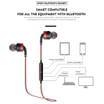 AWEI A960BL Wireless Sport Bluetooth Earphone with Wire Control, Support Handfree Call - Image 15