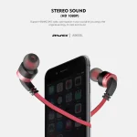AWEI A960BL Wireless Sport Bluetooth Earphone with Wire Control, Support Handfree Call - Image 9