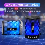 T&G TG155 Bluetooth 4.2 Mini Portable Wireless Bluetooth Speaker with Colorful Lights - Image 4