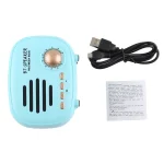 Q108 Retro Mini Wireless Bluetooth Speaker, Support Hands-free / TF Card / U disk / FM - Image 5