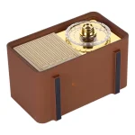 MY100BT Retro Stereo Wireless Bluetooth Speaker, Support TF Card / AUX / U Disk / FM - Image 4