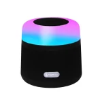 NewRixing NR-3500 Multi-function Atmosphere Light Wireless Charging Bluetooth Speaker with Hands-free Call Function, Support TF Card & USB & FM & AUX