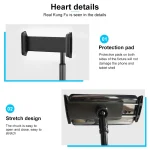 ZM-15 Rotatable Aluminum Alloy Desktop Stand Lazy Stand for 4.7-12.9 inch Mobile Phones / Tablets, For 4.7-12.9 inch Phones White, For 4.7-12.9 inch Phones Black - Image 2