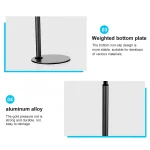 ZM-15 Rotatable Aluminum Alloy Desktop Stand Lazy Stand for 4.7-12.9 inch Mobile Phones / Tablets, For 4.7-12.9 inch Phones White, For 4.7-12.9 inch Phones Black - Image 3