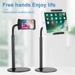 ZM-15 Rotatable Aluminum Alloy Desktop Stand Lazy Stand for 4.7-12.9 inch Mobile Phones / Tablets, For 4.7-12.9 inch Phones White, For 4.7-12.9 inch Phones Black - Image 7