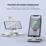 NILLKIN 2 in 1 15W PoweHold Mini Vertical Foldable Detachable Wireless Charger Mobile Phone Holder - Image 8