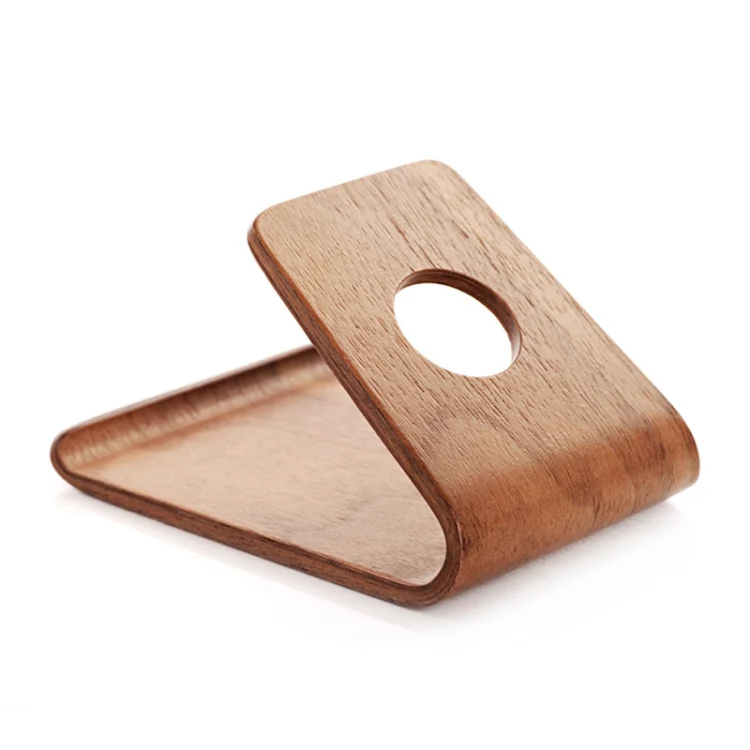 IP7G0650B_1.webp JS01 Wooden Desktop Phone Holder Universal Curved Wood Support Frame For Tablet Phones (Lindens), IP7G0650A, IP7G0650B, IP7G0650C - Image 5