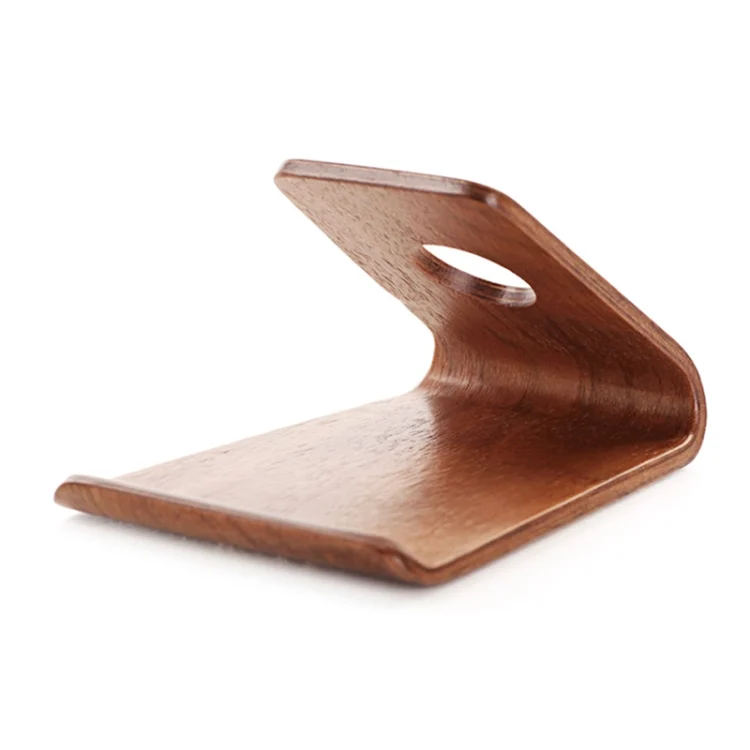 IP7G0650B_2.webp JS01 Wooden Desktop Phone Holder Universal Curved Wood Support Frame For Tablet Phones (Lindens), IP7G0650A, IP7G0650B, IP7G0650C - Image 6
