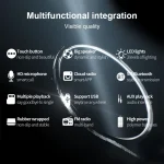 ZEALOT A2 Multifunctional Bass Wireless Bluetooth Speaker, Built-in Microphone, Support Bluetooth Call & AUX & TF Card & LED Lights - Image 8