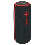 HOPESTAR P21 TWS Portable Outdoor Waterproof Woven Textured Bluetooth Speaker, Support Hands-free Call & U Disk & TF Card & 3.5mm AUX & FM, P21 Black, P21 Grey, P21 Blue, P21 Red