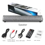 LP1811 Portable Bluetooth 5.0 Desktop Real Bass Bluetooth Speakers, Support TF Card & Hands-free Calls - Image 7