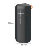 HOPESTAR P14 Pro Portable Outdoor Waterproof Wireless Bluetooth Speaker, Support Hands-free Call & U Disk & TF Card & 3.5mm AUX & FM, P14 Pro Black, P14 Pro Grey, P14 Pro Blue, P14 Pro Red - Image 7