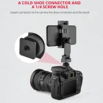 YELANGU PC10 360 Degree Rotating Horizontal Vertical Shooting Phone Clamp Holder Bracket - Image 12