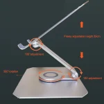 SDL02 Rotating and Folding Aluminum Alloy Laptop Cooling Bracket for 11-17.3 inch Laptops - Image 5