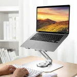 SDL02 Rotating and Folding Aluminum Alloy Laptop Cooling Bracket for 11-17.3 inch Laptops - Image 7