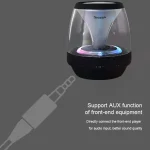 SHABA VS-18 Bluetooth 4.2 Multi-function Portable Small Magic Lamp Colorful Wireless Bluetooth Speaker - Image 4