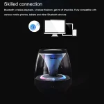 SHABA VS-18 Bluetooth 4.2 Multi-function Portable Small Magic Lamp Colorful Wireless Bluetooth Speaker - Image 6