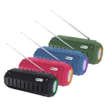 New Rixing NR-905FM TWS Bluetooth Speaker Support Hands-free Call / FM with Shoulder Strap & Antenna, NR-905FM (Black), NR-905FM (Green), NR-905FM (Blue), NR-905FM (Red) - Image 2