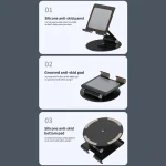 L04 Height / Angle Adjustable Full Metal Folding Laptop Holder For Laptops Below 17.3 inch - Image 7