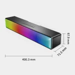 Multifunctional RGB Colorful Light Computer Bluetooth Speaker - Image 2