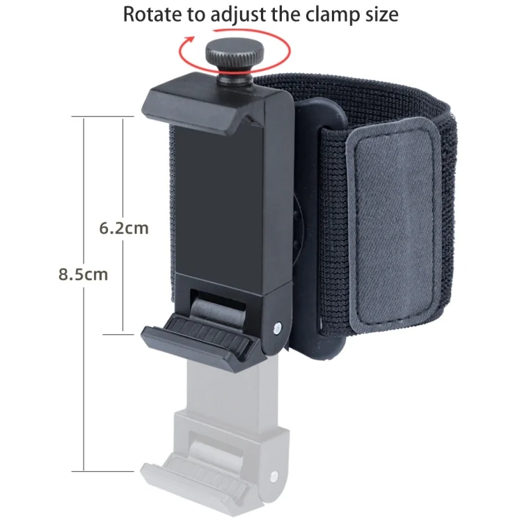 IP7G0894B_3.webp Elastic Wristband Hands Free Phone Holder, Wristband Length: 40cm, Wristband Length: 40cm - Image 4