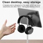 R-JUST PB03 Lifting / Angle Adjustable Multi-function Headset / Tablet / Mobile Phone Holder, Suitable for Devices Under 12.9 inch - Image 11