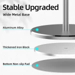 R-JUST PB03 Lifting / Angle Adjustable Multi-function Headset / Tablet / Mobile Phone Holder, Suitable for Devices Under 12.9 inch - Image 8