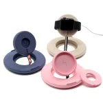 2 in 1 Silicone Desktop Wireless Charger Telescopic Stand For iPhone / Watch Wireless Charger - Image 2