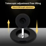 2 in 1 Silicone Desktop Wireless Charger Telescopic Stand For iPhone / Watch Wireless Charger - Image 6