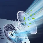 R-JUST HZ22 Dual-purpose Desktop Fan Aluminum Alloy Laptop  Bracket with Light, HZ22 (Tarnish), HZ22 (Silver) - Image 4